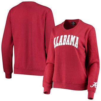 Women's Colosseum Crimson Alabama Crimson Tide Campanile Pullover Sweatshirt