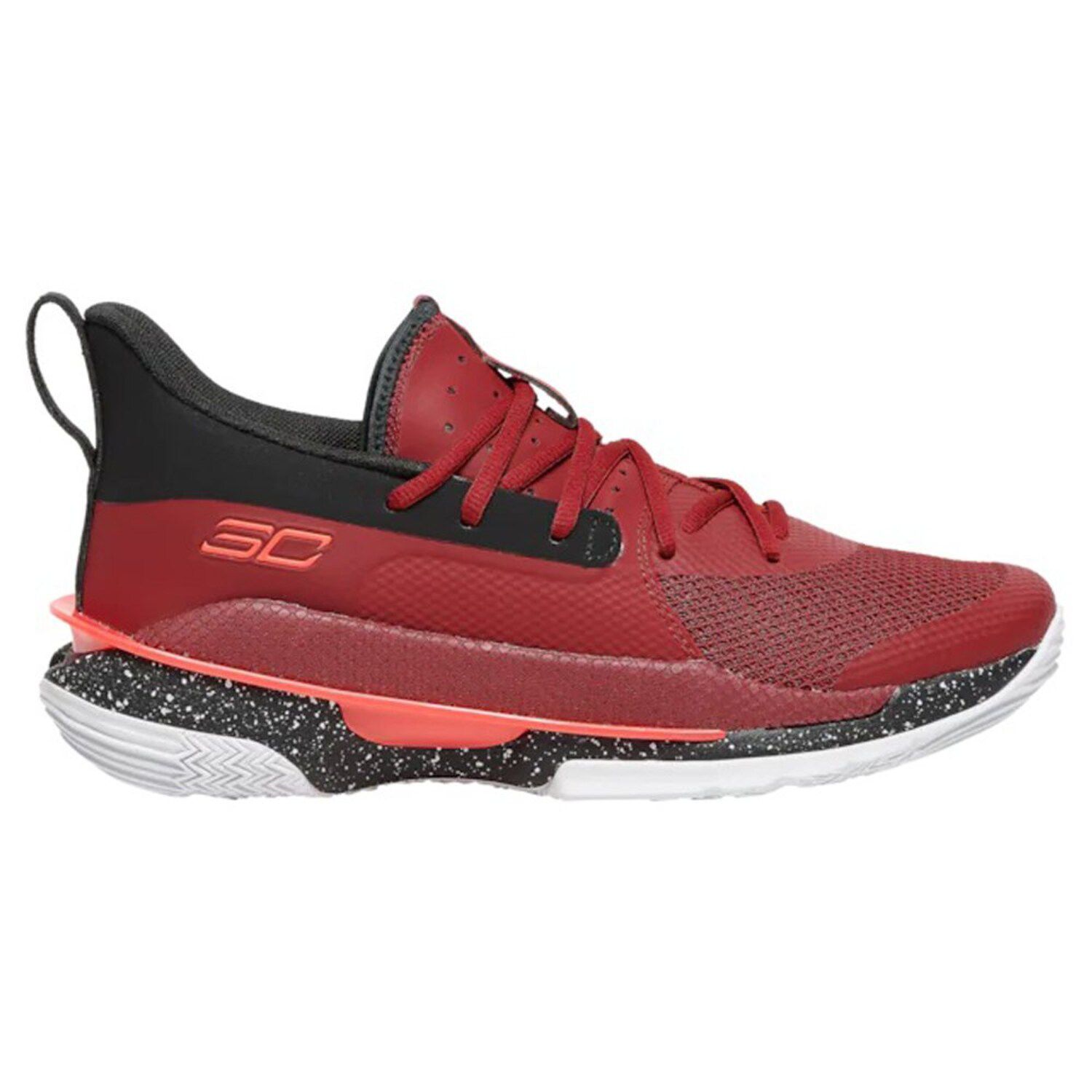 Under Armour Red Curry 7 Basketball Shoes
