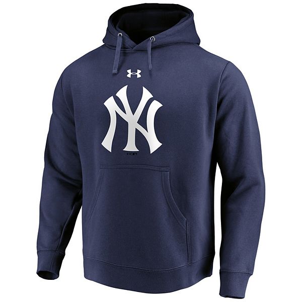 47 Brand NY Yankees Pullover Hoodie In Navy With Chest And Back