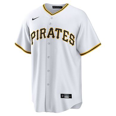 Men's Nike White Pittsburgh Pirates Home Replica Team Jersey
