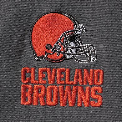 Men's Dunbrooke Charcoal Cleveland Browns Sonoma Softshell Full-Zip Jacket