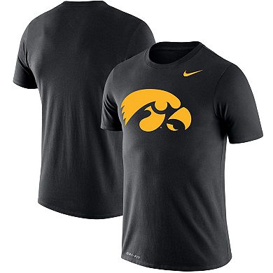 Men's Nike Black Iowa Hawkeyes Big & Tall Legend Primary Logo Performance T-Shirt