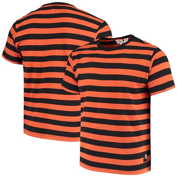 Men's Profile Orange, Black San Francisco Giants Big and Tall Yoke Knit T-Shirt Orange,Black