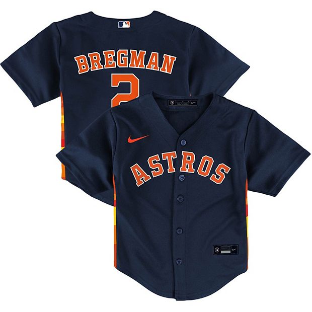 Toddler Nike Alex Bregman Navy Houston Astros Alternate 2020 Replica Player  Jersey