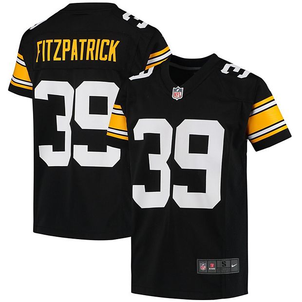 Youth Nike Minkah Fitzpatrick Black Pittsburgh Steelers Alternate Game  Jersey