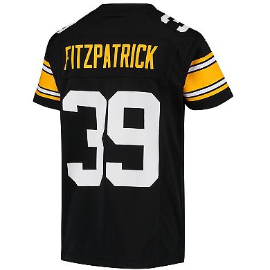 Youth Nike Minkah Fitzpatrick Black Pittsburgh Steelers Game Jersey