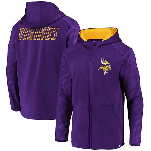 Women's Fanatics Branded Purple Minnesota Vikings Over Under Pullover Hoodie