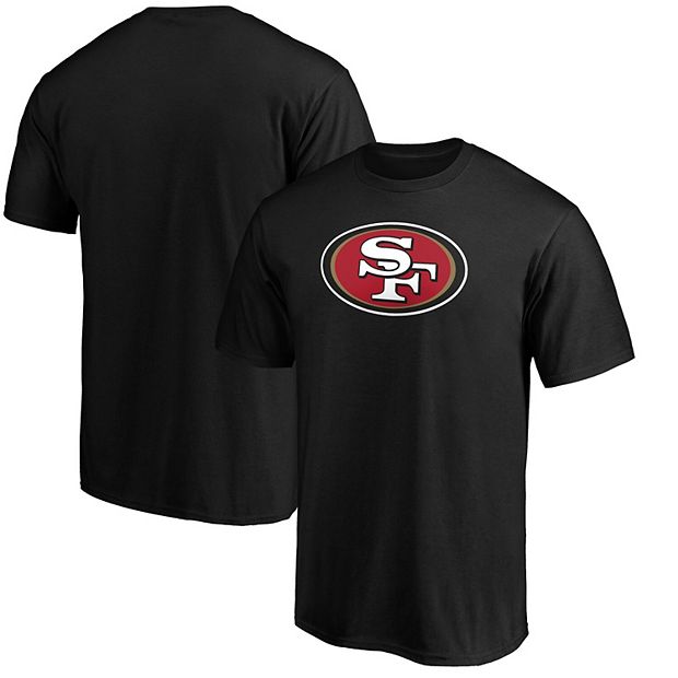 Men's Fanatics Branded Black San Francisco 49ers Big & Tall Primary Logo  T-Shirt