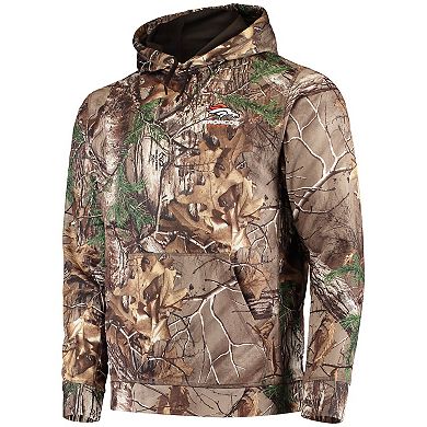 Men's Dunbrooke Realtree Camo Denver Broncos Circle Champion Tech Fleece Pullover Hoodie