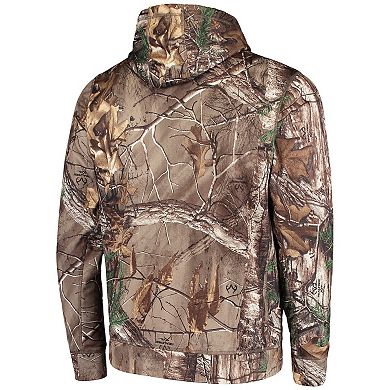 Men's Dunbrooke Realtree Camo Las Vegas Raiders Circle Champion Tech Fleece Pullover Hoodie