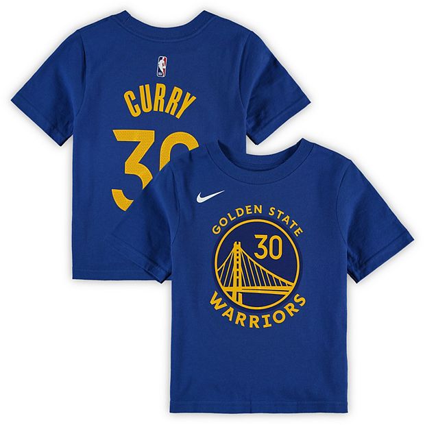 Women's Golden State Warriors Stephen Curry adidas Royal Blue Name and  Number T-Shirt