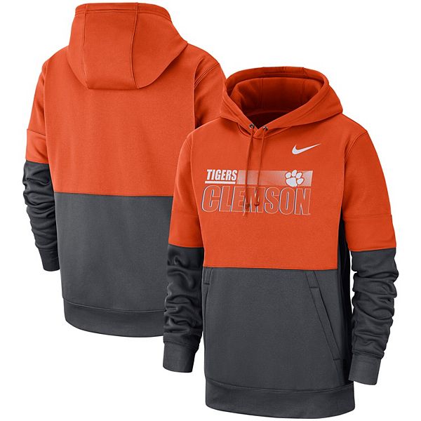 Men's Nike Orange/Anthracite Clemson Tigers Sideline Performance ...