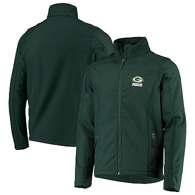 Men's Dunbrooke Green Green Bay Packers Sonoma Softshell Full-Zip Jacket