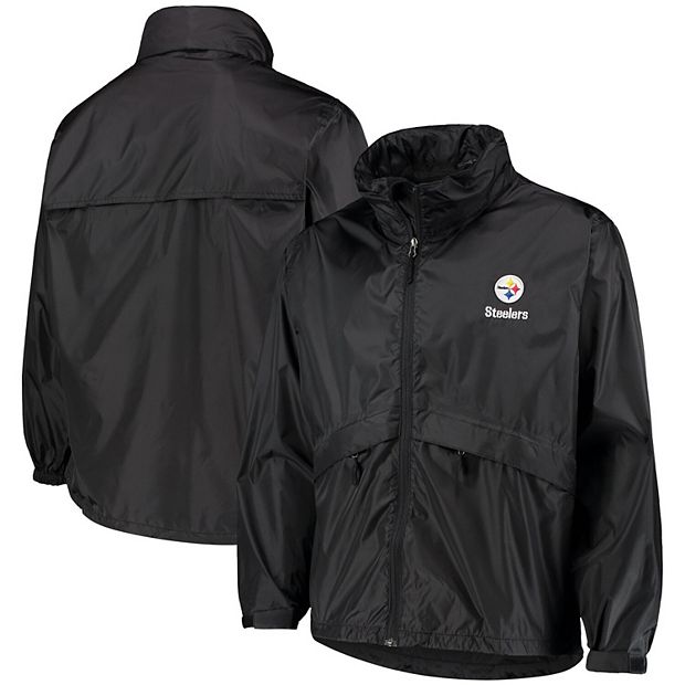 Pittsburgh Steelers Dunbrooke Big & Tall Alpha Full-Zip Hoodie Jacket -  Black/Gray