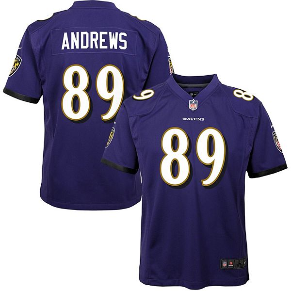 Nike Men's Baltimore Ravens Mark Andrews #89 Purple Game Jersey