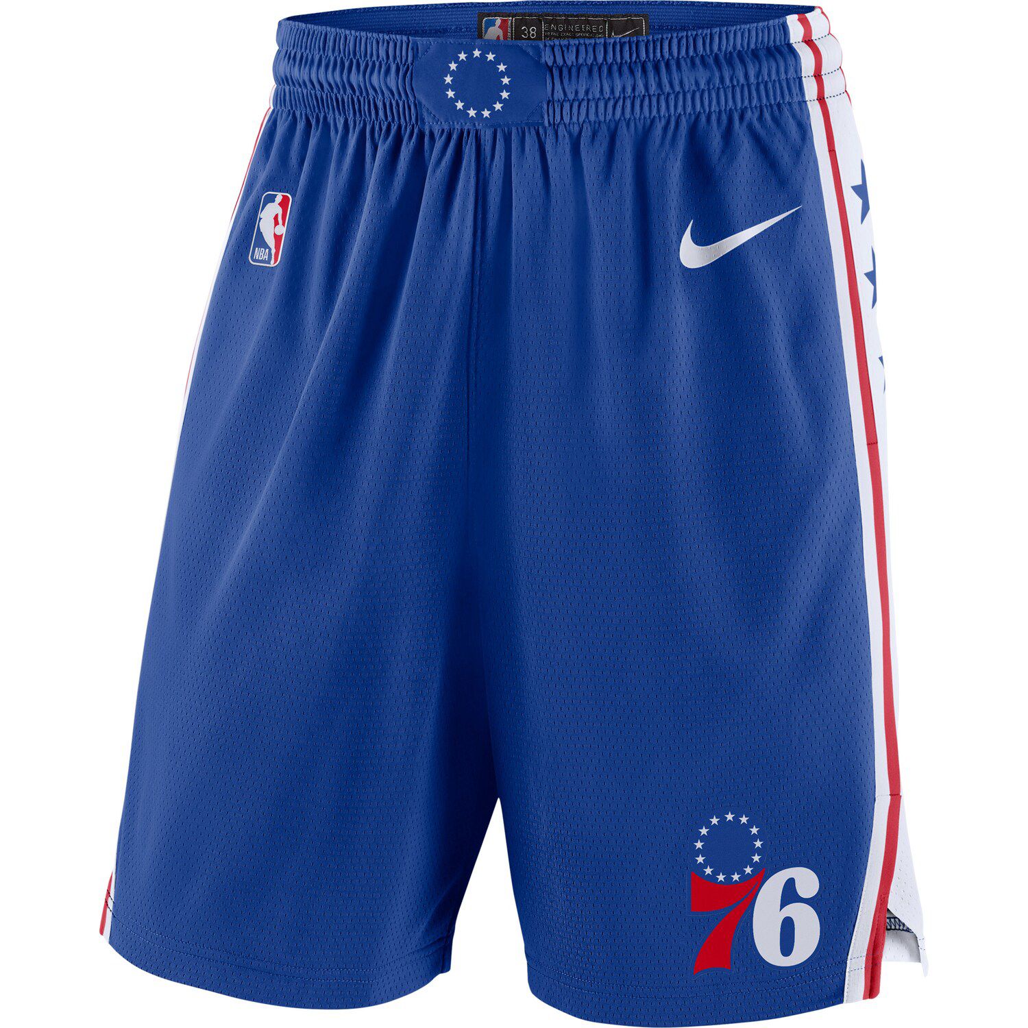 men's nike gray philadelphia 76ers city edition swingman performance shorts