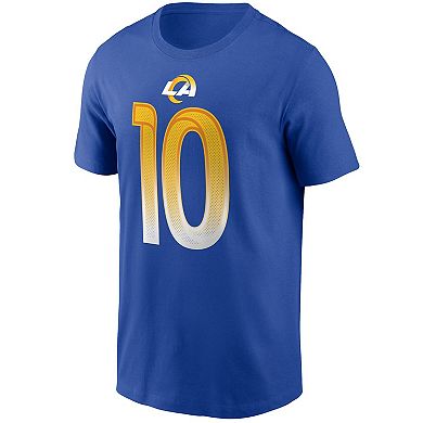 Men's Nike Cooper Kupp Royal Los Angeles Rams Name & Number T-Shirt