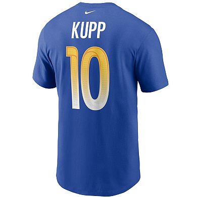 Men's Nike Cooper Kupp Royal Los Angeles Rams Name & Number T-Shirt