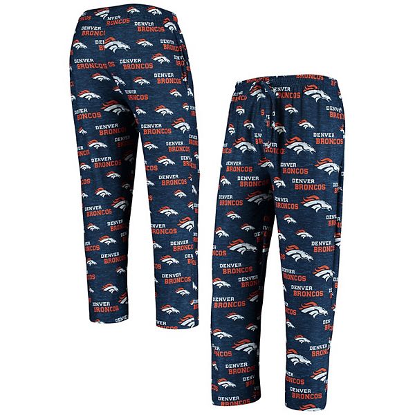 Men's Concepts Sport Navy Denver Broncos Zest All Over Print Sleep