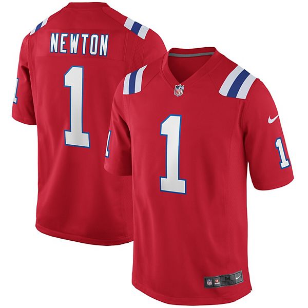 NFL New England Patriots (Cam Newton) Men's Game Football Jersey. Nike DK