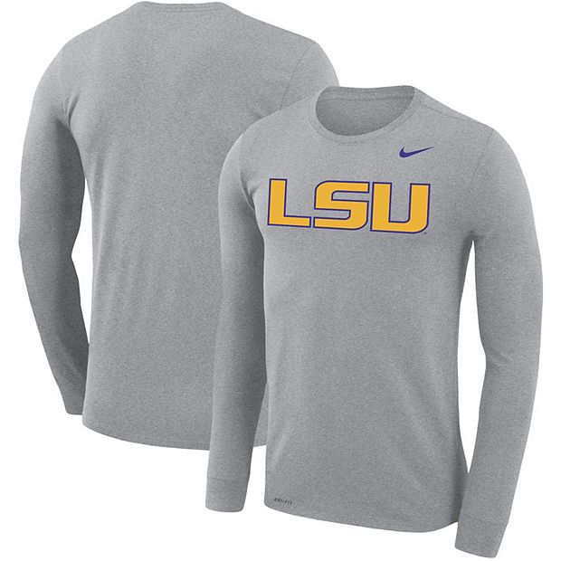 Women's Nike Heathered Charcoal LSU Tigers Everything Performance