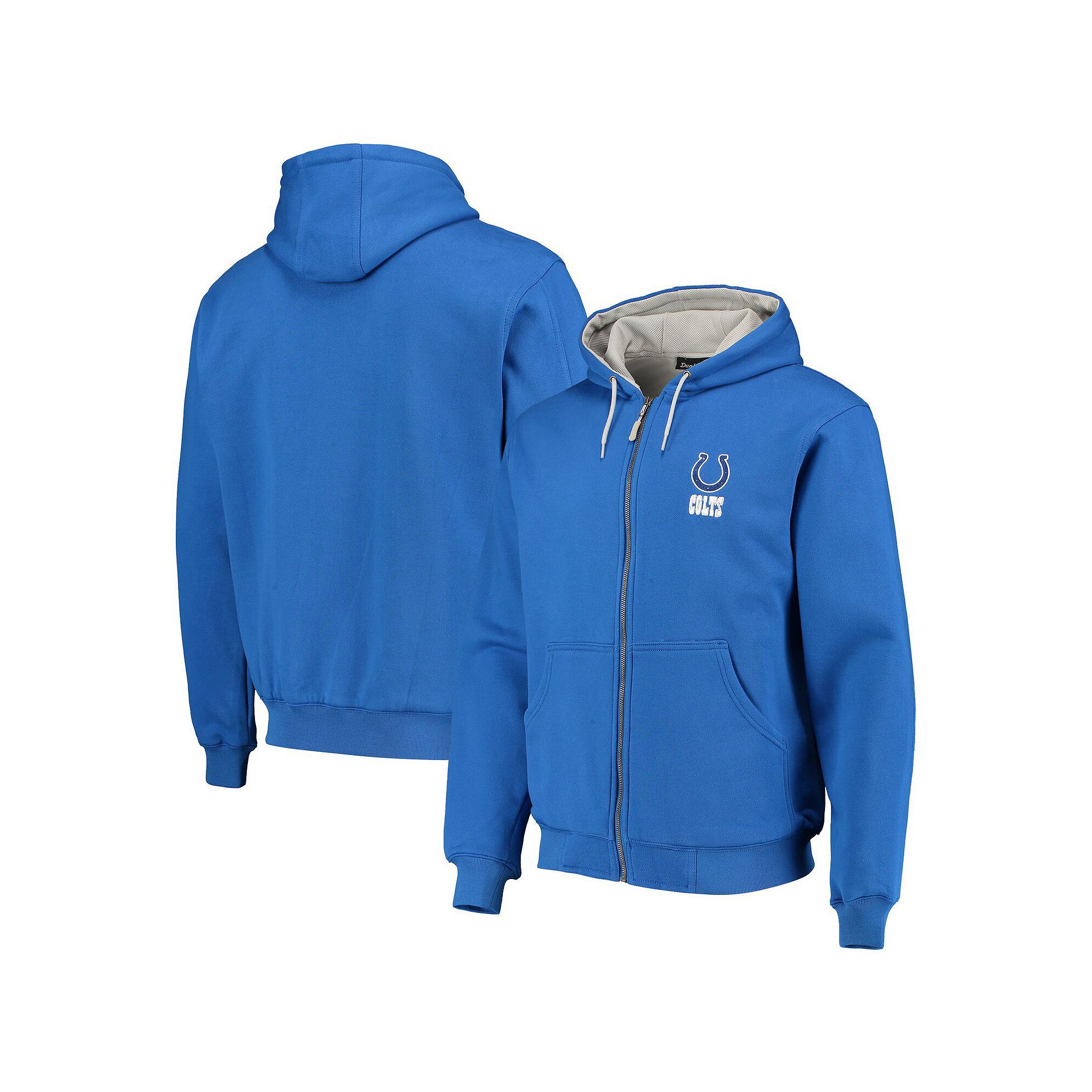 Mens Dunbrooke Royal Indianapolis Colts Craftsman Thermal-Lined Full-Zip H