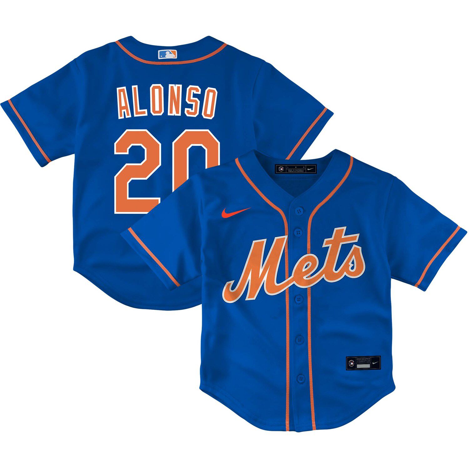 Pete Alonso Jersey - NY Mets Replica Adult Home Jersey