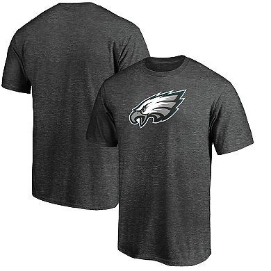Men's Fanatics Branded Heathered Charcoal Philadelphia Eagles Primary Logo Team T-Shirt