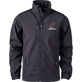 Men's Black Arizona Cardinals Softshell Fleece Full-Zip Jacket