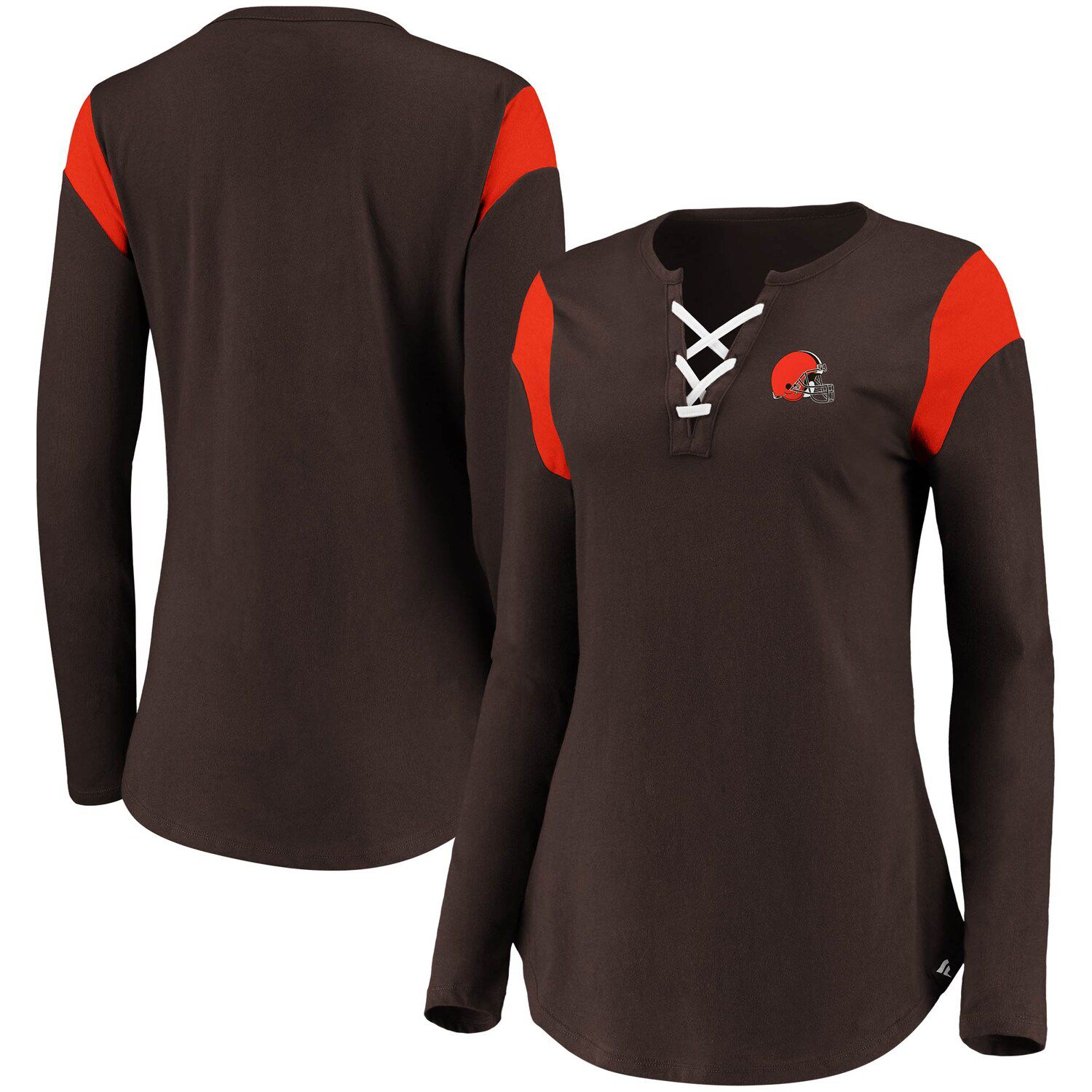 women's long sleeve cleveland browns shirt