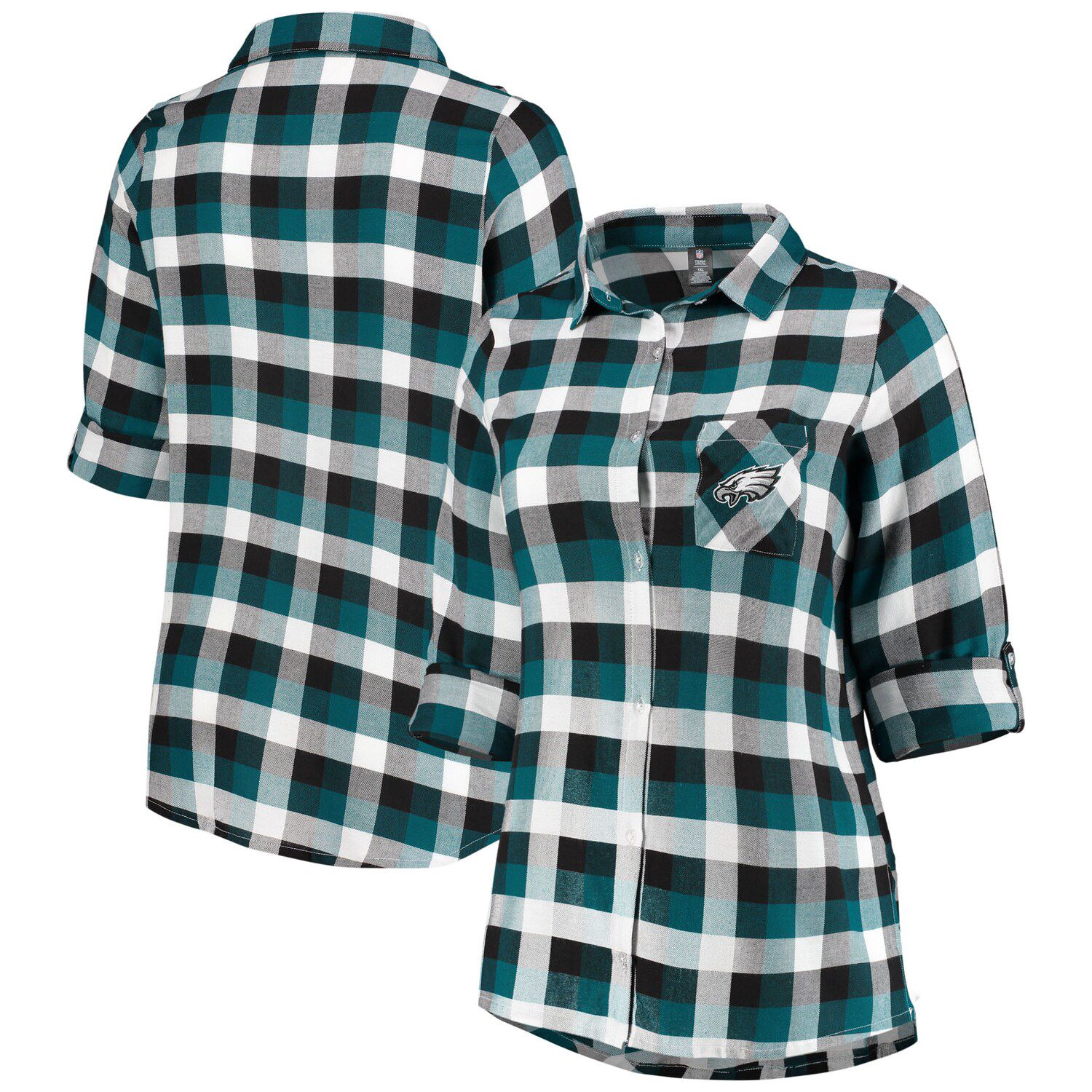 philadelphia eagles plaid shirt