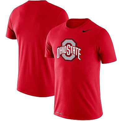 Men's Nike Scarlet Ohio State Buckeyes Big & Tall Legend Primary Logo Performance T-Shirt