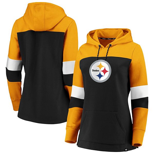 Men's Fanatics Branded Gold Pittsburgh Steelers Team Logo Pullover Hoodie