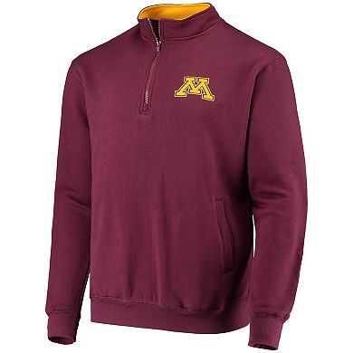 Men's Colosseum Maroon Minnesota Golden Gophers Tortugas Logo Quarter-Zip Jacket