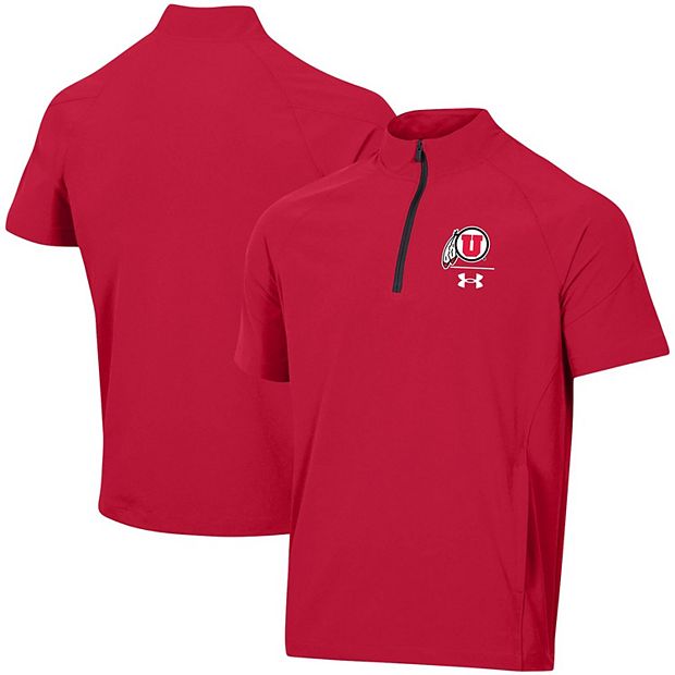 Under Armour Mens Squad Short Sleeve Coach's 1/4 Zip Pullover