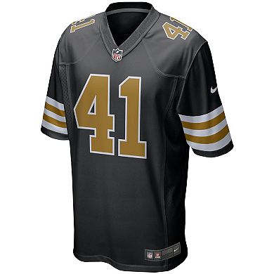Men's Nike Alvin Kamara Black New Orleans Saints Alternate Game Jersey