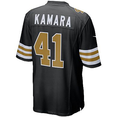 Men's Nike Alvin Kamara Black New Orleans Saints Alternate Game Jersey