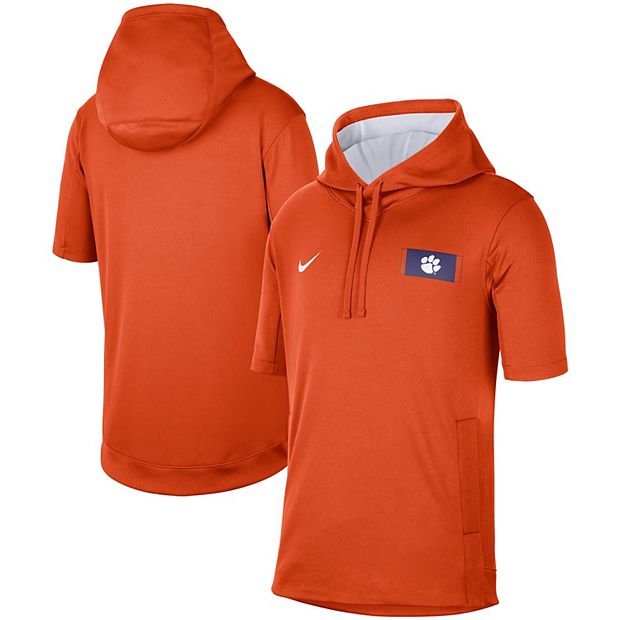 Men's Nike Orange Clemson Tigers Performance Pullover Hoodie