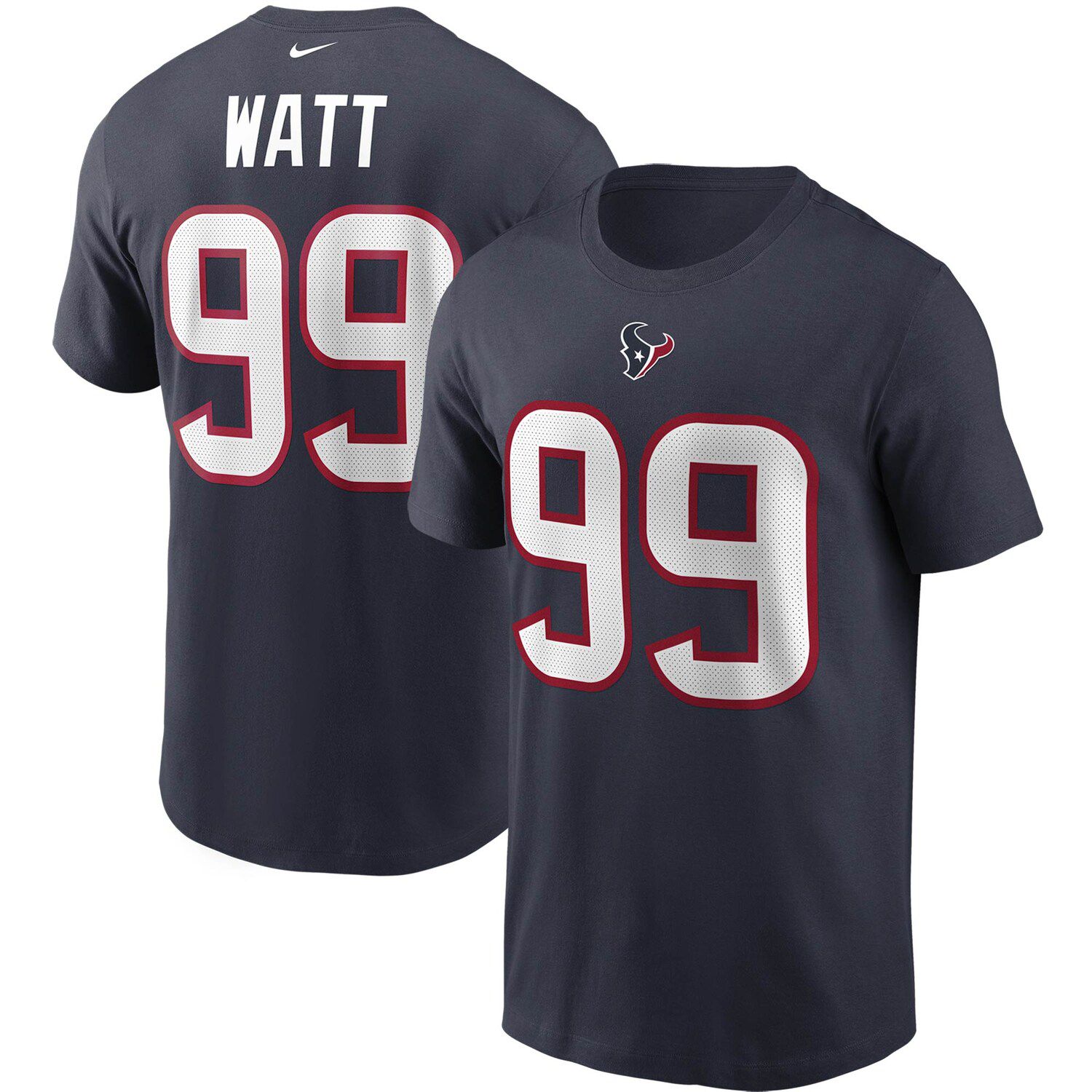 Autographed J.J. Watt Jersey - Jj #99 Red Nike Limited Jsa