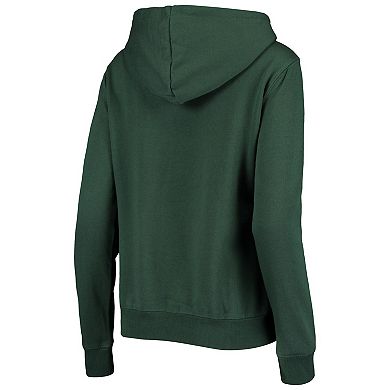 Women's Colosseum Green Miami Hurricanes Loud and Proud Pullover Hoodie
