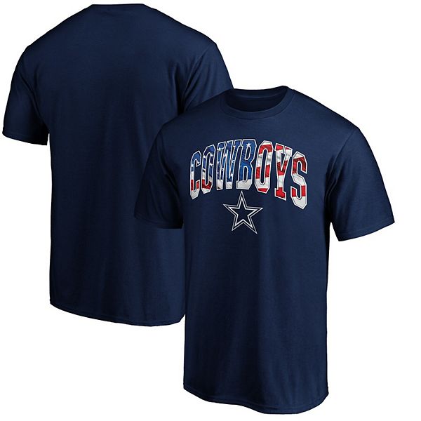 Men's Fanatics Branded Navy Dallas Cowboys Banner Wave T-Shirt