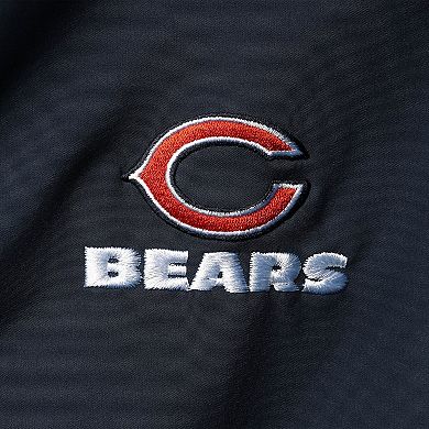 Men's Dunbrooke Navy Chicago Bears Circle Softshell Fleece Full-Zip Jacket
