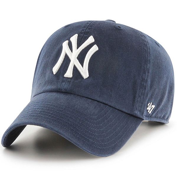 47 Brand MLB NY Yankees Clean Up Cap - Natural Cream