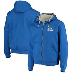 G-III Men's Los Angeles Chargers Full Zip Hoodie & Free T-Shirt XL