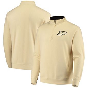 Men's Colosseum Gold Purdue Boilermakers Tortugas Logo Quarter-Zip Jacket