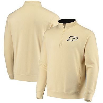Men's Colosseum Gold Purdue Boilermakers Tortugas Logo Quarter-Zip Jacket