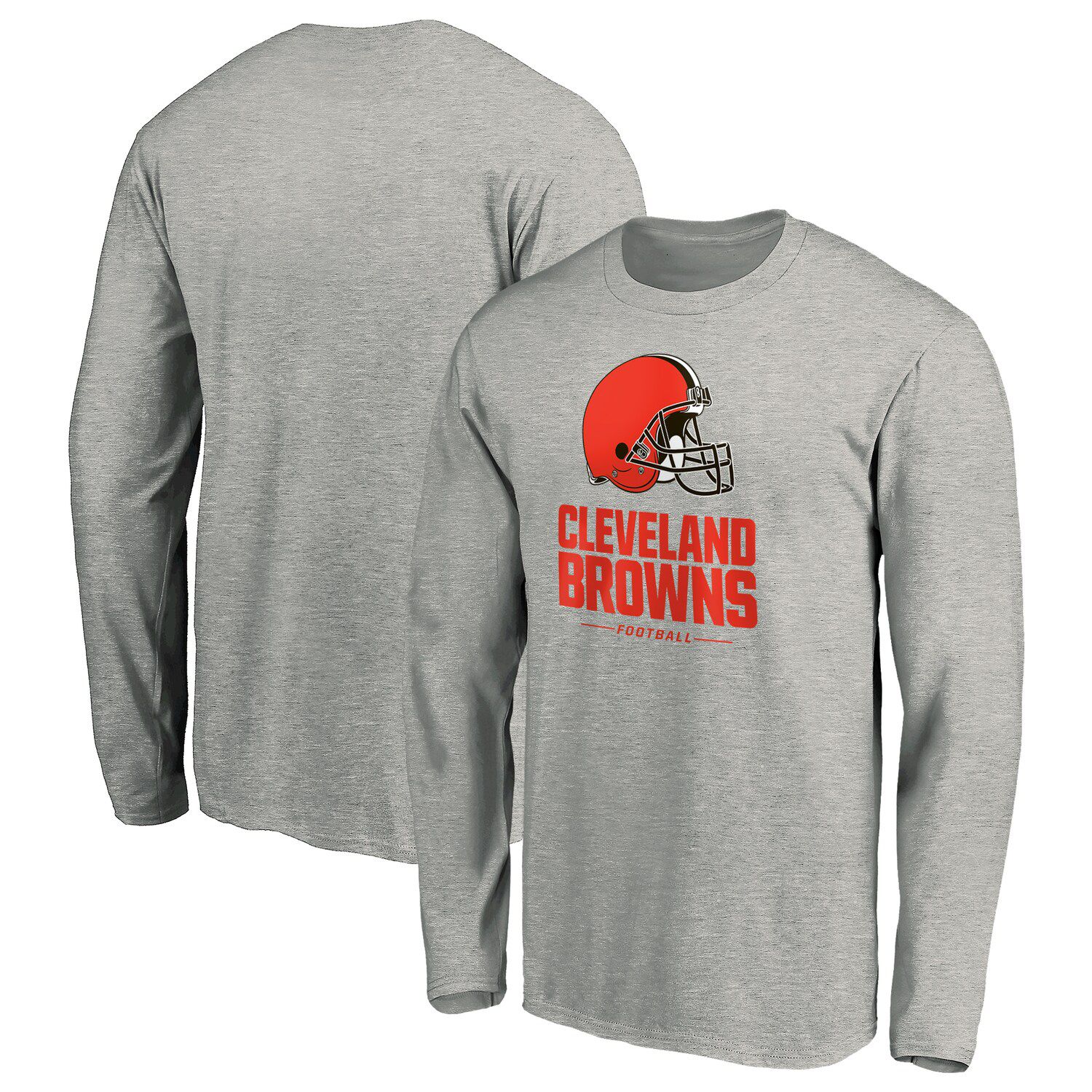 Cleveland Browns Fanatics Signature Unisex Super Soft Long Sleeve T-Shirt -  Gray