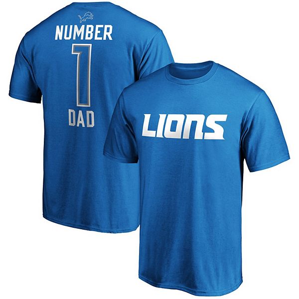 Detroit Lions Nike Dri-FIT Cotton Essential Wordmark Performance T-Shirt -  Blue