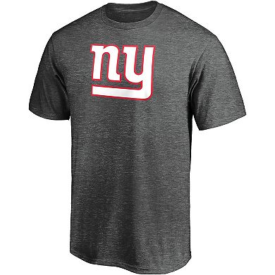 Men's Fanatics Branded Heathered Charcoal New York Giants Primary Logo Team T-Shirt