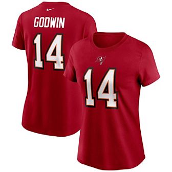 Women's Nike Chris Godwin Red Tampa Bay Buccaneers Name & Number T-Shirt